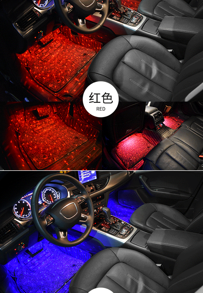 Luces LED Interiores  para autos 4 und