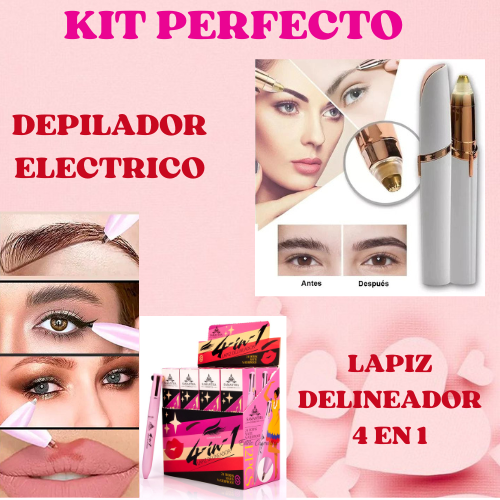 Depilador electrónico+ Delineador 4 en 1 +ENVIO GRATIS