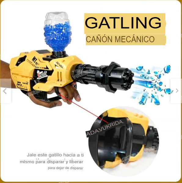 Ametralladora con Balas de Hidrogel Juguete-Color Aleatorio-envio gratis
