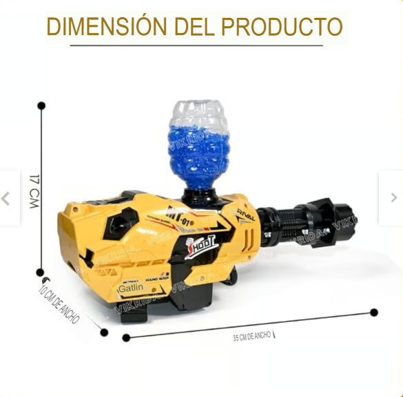 Ametralladora con Balas de Hidrogel Juguete-Color Aleatorio-envio gratis