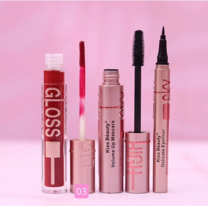 SET DE MAQUILLAJE 3EN1 SHAMANTA- ENVIOS GRATIS