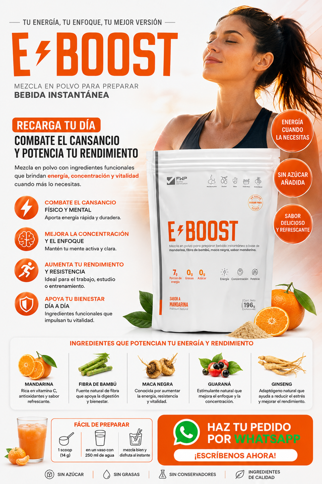⚡ EBOOST FWP – Energía para seguir adelante- envio Gratis