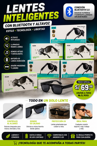 LENTES INTELIGENTE CON BLUETOOTH ALTAVOZ - ENVIO GRATIS