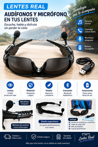 LENTES DE SOL CON AUDIFONOS BLUETOOTH- ENVIO GRATIS