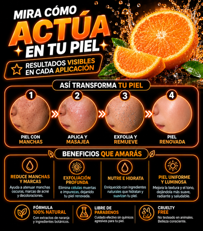 ORANGE LF16-35 – GEL EXFOLIANTE ILUMINADOR