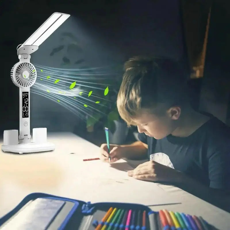 LÁMPARA LED CON VENTILADOR- ENVIOS GRATIS