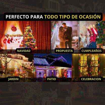 LUCES NAVIDEÑAS CON PANEL SOLAR DE 10  METROS | ENVIO GRATIS TODO PERU