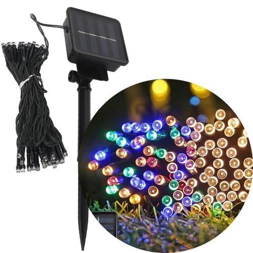 Luz navideña impermeable con panel solar-ENVIO GRATIS