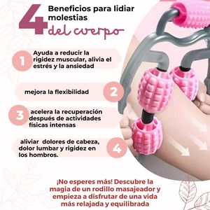 RODILLO MASAJEADOR PARA RELAJACIÓN PROFUNDA
