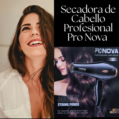 Secadora de Cabello Profesional Pro Nova 6000W