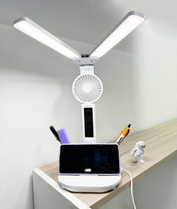 LÁMPARA LED CON VENTILADOR- ENVIOS GRATIS