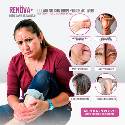 COLAGENO CON BIOPEPTIDOS ACTIVOS RENÖVA+ ENVIOS GRATIS