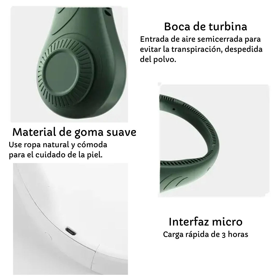 Ventilador de cuello PORTATIL | ENVÍO GRATIS 🎁
